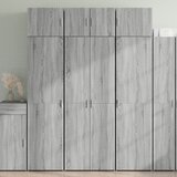 vidaXL Omara za shranjevanje siva sonoma 70x42,5x225 cm inž. les Cene