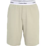 Calvin Klein Underwear Pidžama hlače kaki / crna / bijela