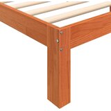  Krevetna konstrukcija Vosak smeđa 203.5 x 205.5 x 69.5 cm | shoptok.hr