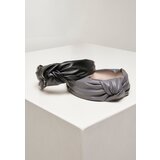 Urban Classics Alice Band Imitation Leather Knot 2-Pack Black/Grey | Shoptok.si