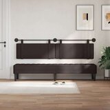  Držeće uzglavlje Zidne Tamno smeđa 210 x 55 x 5 cm tkanina - Tamno smeđa 200 cm bez LED svjetla | shoptok.hr
