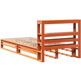 vidaXL Okvir kreveta bez madraca voštano smeđi 100x200 cm od borovine | shoptok.hr