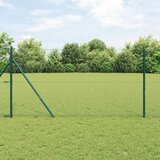 vidaXL Heksagonalna Ograda Zelena Metal 5000 x 0.09 x 100 cm Izdržljiva | shoptok.hr