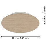 Eglo 901739 - led zidno svetlo alamilo LED/9,2W/230V 3000K bež | Eponuda.com