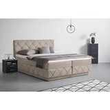 Premium Living Postelja Boxspring Cordoba, Bež, 160x200 | Shoptok.si