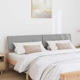  Tapecirani uzglavlje Svijetlo siva 180 cm Čvrsto borovo drvo | shoptok.hr