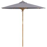  Vrtni suncobran Tamno siva Ø 217 x 230 cm bambus | shoptok.hr