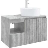  Set namještaja za kupaonicu 2 kom. Betonska siva 49,5 x 44,5 x 82 cm | shoptok.hr
