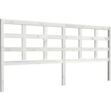  Uzglavlje za krevet bijelo 205 5x4x100 cm od masivne borovine | shoptok.hr
