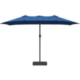  Vrtni suncobran Plava 385 x 209 x 244 cm tkanina | shoptok.hr