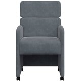  Blagovačke stolice s kotačima 2 pcs Tamno siva 58 x 65 x 98 cm | shoptok.hr