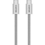 Canyon cable OnWire 60MG C-C 60W Magnet Braided 1m Light Grey Cijene