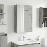  Kupaonski ormar s ogledalom Zidne Siva Sonoma 30 x 10,5 x 50 cm Slike