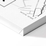  Slika - City Plan: Gdansk (1 Part) Vertical 40x60 Na talijanskom platnu | shoptok.hr