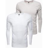 Ombre Men's V-NECK longsleeve set - mix 2 | Shoptok.si