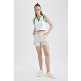 Defacto coool Regular Fit Normal Waist Gabardine 100% Cotton Shorts Cene