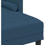  Set od 2 sofe s jastucima Plava tkanina | shoptok.hr