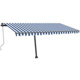  Automatska tenda sa senzorom LED 400x300 cm plavo-bijela | shoptok.hr