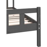  Za krevet od masivnog drva sivi 100 x 200 cm | shoptok.hr
