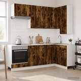  Kuhinjska jedinica LYON 8 kom. Dimljeni hrast Konstruirano drvo | shoptok.hr