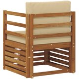  Set vanjskih sofa Čvrsto drvo akacije i poliester | shoptok.hr