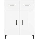 vidaXL Visoka komoda bijela 69 5x34x180 cm konstruirano drvo | shoptok.hr