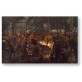  Slike na platnu Adolph Menzel - The Iron Rolling Mill | Shoptok.si