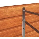  Povišena vrtna gredica boja hrđe 320 x 80 x 45 cm čelik COR-TEN | shoptok.hr