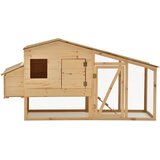  Kavez za kokoši od masivne borovine 178 x 67 x 92 cm | Shoptok.si