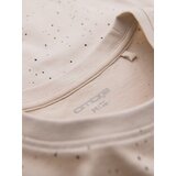 Ombre Men's printed cotton t-shirt with round neckline - beige | shoptok.hr