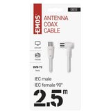 TV priključna vrvica 90° 2,5M | Shoptok.si