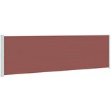 vidaXL Uvlačiva bočna tenda za terasu 180 x 600 cm smeđa | shoptok.hr