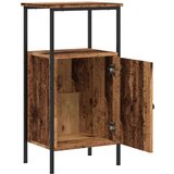 vidaXL Nočna omarica Old Wood 41x31x80 cm Inženirski les | Shoptok.si