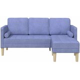  Set sofe s jastukom Traper plava Poliester | shoptok.hr