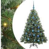 vidaXL Umjetno božićno drvce s stalakom Zelena 150 cm PE i PVC | shoptok.hr
