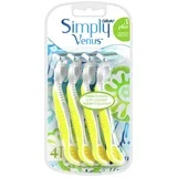 gillette 3 colors jednokratni brijač, 4 kom