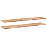  Plutajuće police 2kom s uljnim premazom 160x30x2cm drvo bagrema | Shoptok.si