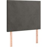 Box spring postelja z vzmetnico temno siva 90x200 cm žamet, (20790750) | Shoptok.si