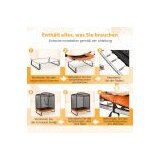  Otroški trampolin 2v1 z gugalnico (oranžno - črne barve) | Shoptok.si