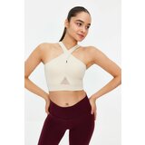 Trendyol Stone Supported/Shaping Tulle Detailed Sports Bra Cene