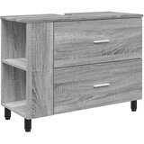  Toaletna jedinica Siva Sonoma 80 x 35 x 60 cm Konstruirano drvo | shoptok.hr