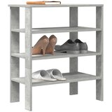 Stalak za cipele boja betona 61x32x70 cm konstruirano drvo | shoptok.hr