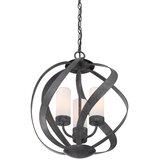 Lesnina XXXL Quintiesse QN-BLACKSMITH-3P-OBK - Spoljni luster BLACKSMITH 3xE14/40W/230V IP44 crni | Eponuda.com