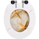  Toaletna daska s mekim zatvaranjem 2 kom MDF uzorak zvjezdača | shoptok.hr