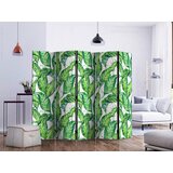 Artgeist PARAVAN 225/172/3 cm bela, svetlo zelena | Shoptok.si