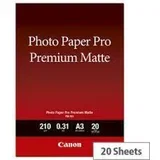 PM-101 Pro Premium Matte A 3+, 20 Sheet, 210 g