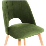  Trpezarijska stolica TINO 86x48 cm svetlo zelena/svetli hrast | Eponuda.com