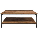 vidaXL Kava Stol Staro drvo 100 x 100 x 40 cm Konstruirano drvo | shoptok.hr