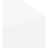 vidaXL Klubska mizica bela 100x49,5x31 cm inženirski les | Shoptok.si