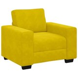 SOFA fotelja žuta 100x77x82 cm baršun - Žuta 1 100 cm | shoptok.hr
